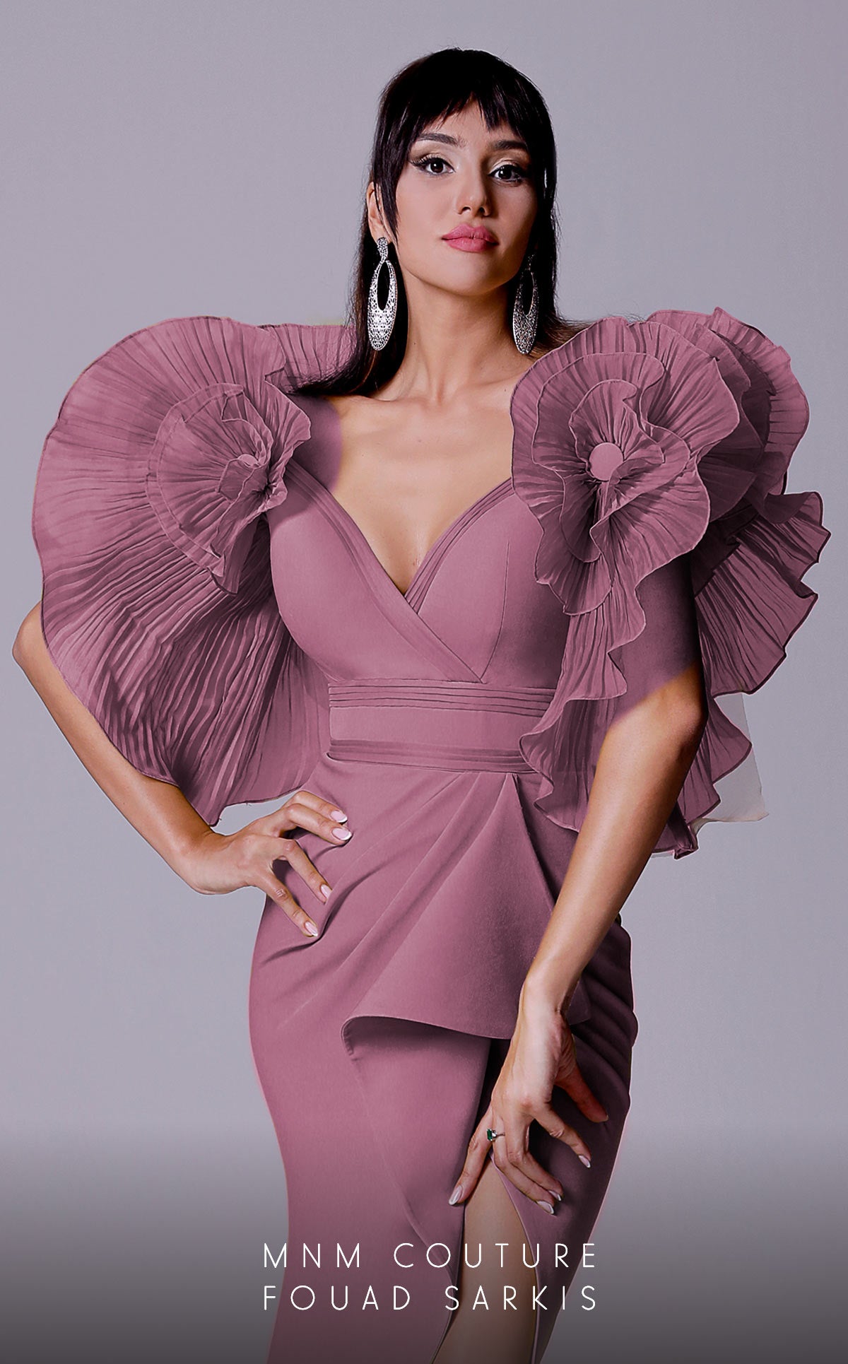 MNM Couture 2712 - Ruffled Gown