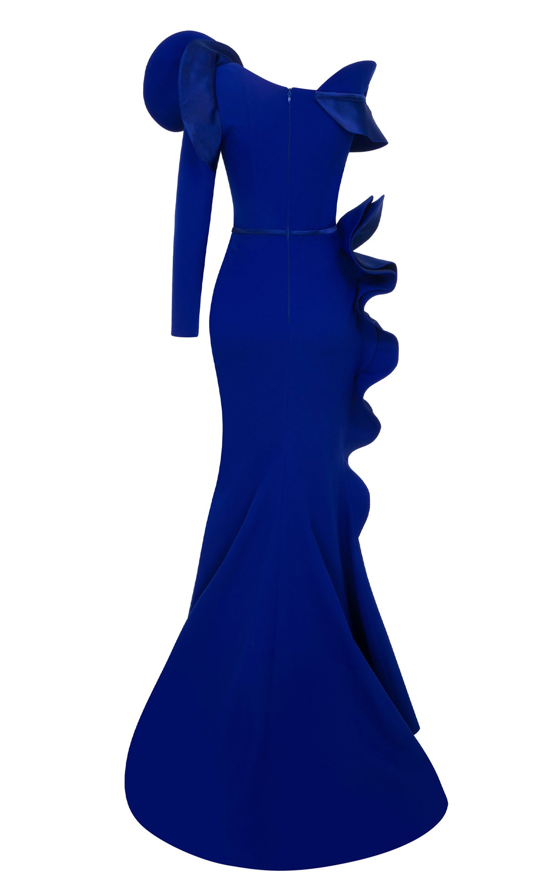 MNM Couture 2714 - Ruffled Detail Mermaid Evening Gown