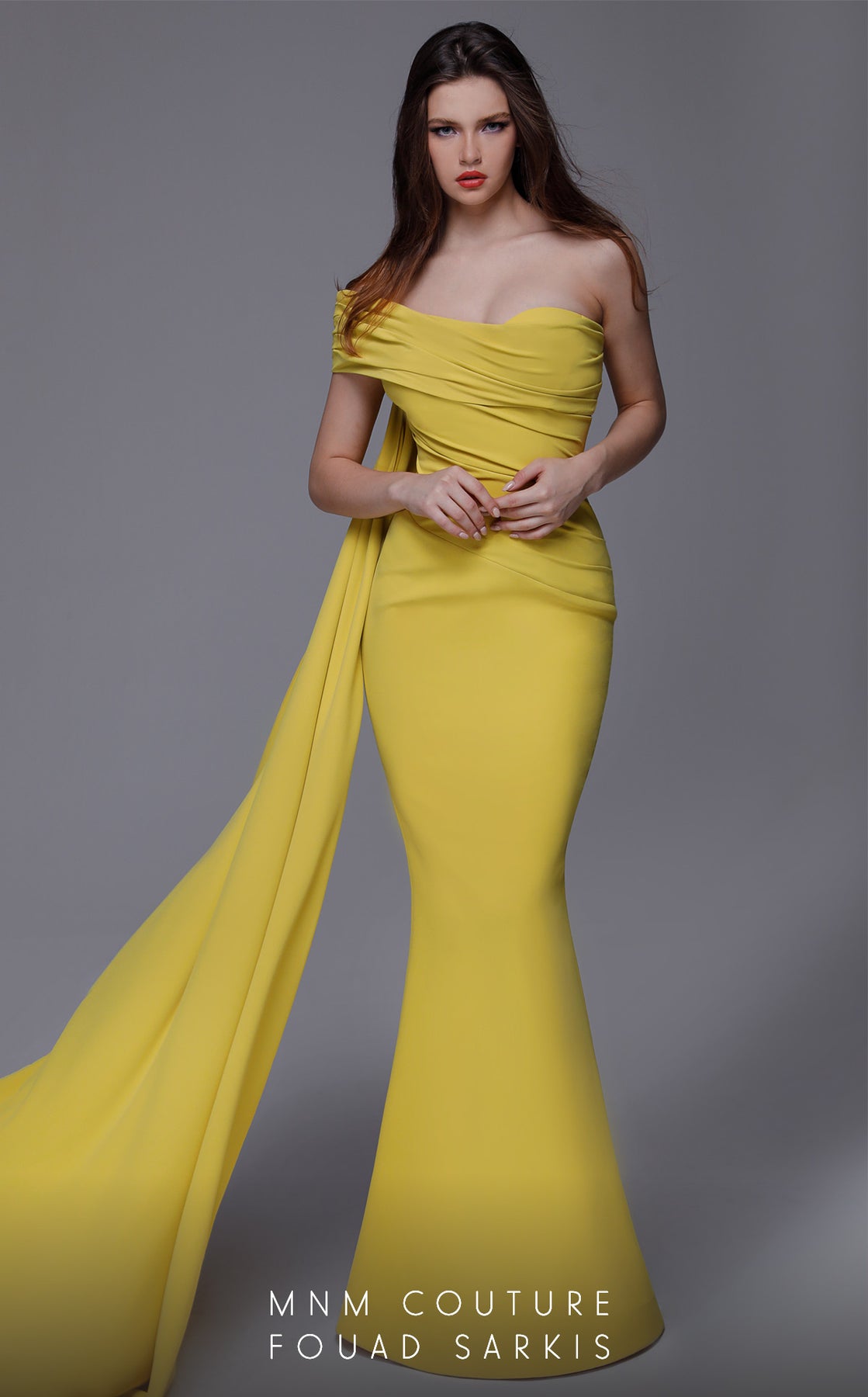MNM Couture 2718 - One Shoulder Gown