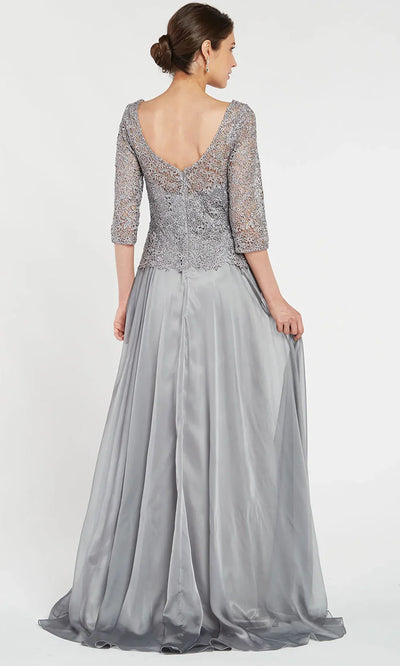 Alyce Paris 27251 - Elegant Lace Top Bateau Evening Dress Mother of the Bride Dresses