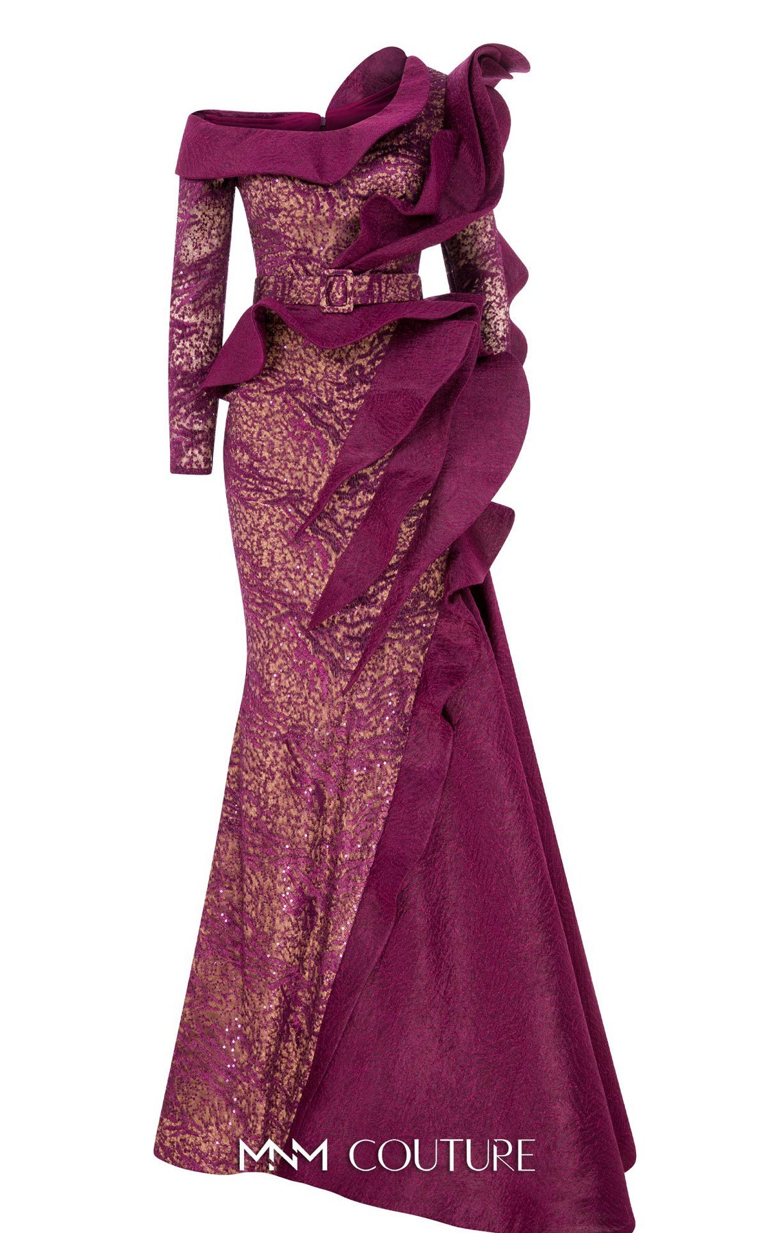 MNM Couture 2735 - Ruffled Gown