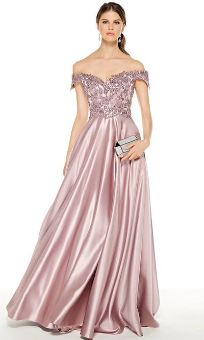 Alyce Paris 27393 - Sweetheart Satin A-Line Evening Gown Prom Dresses
