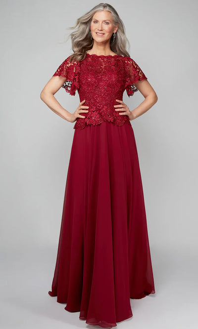 Alyce Paris 27469 - Bateau Embroidered A-Line Gown Mother of the Bride Dresses