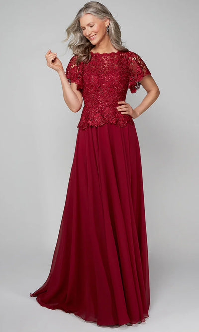 Alyce Paris 27469 - Bateau Embroidered A-Line Gown Mother of the Bride Dresses