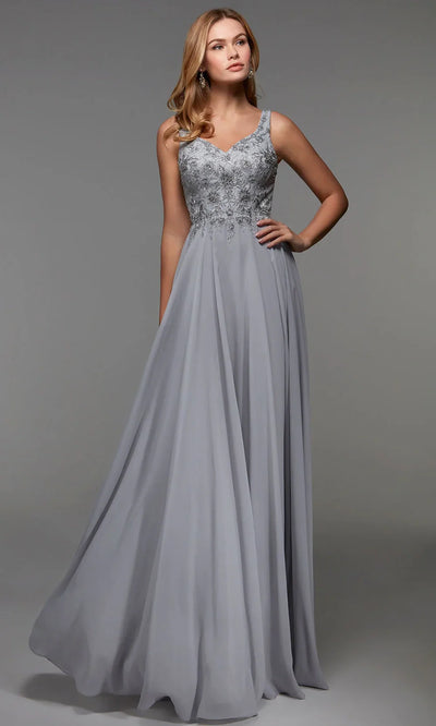 Alyce Paris 27473 - Sweetheart Neckline Chiffon Formal Gown Bridesmaid Dresses