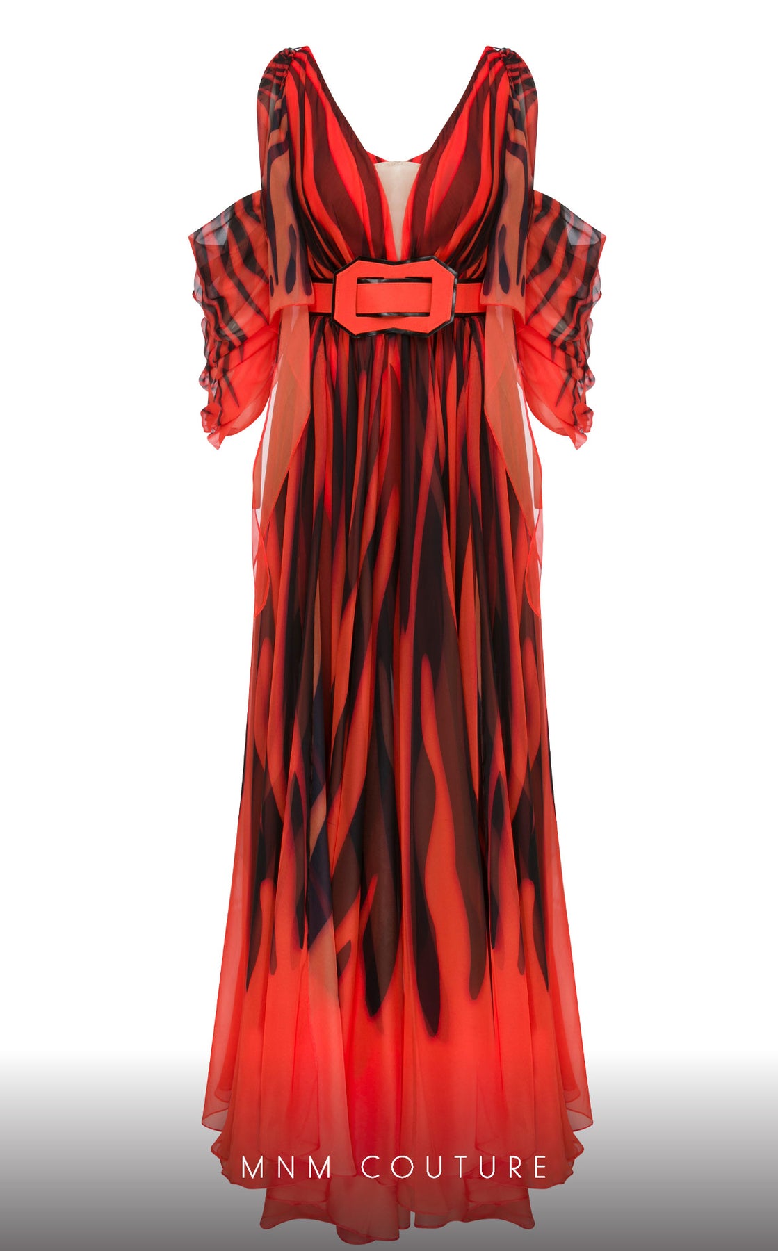 MNM Couture 2748 - V-Neck Jumpsuit