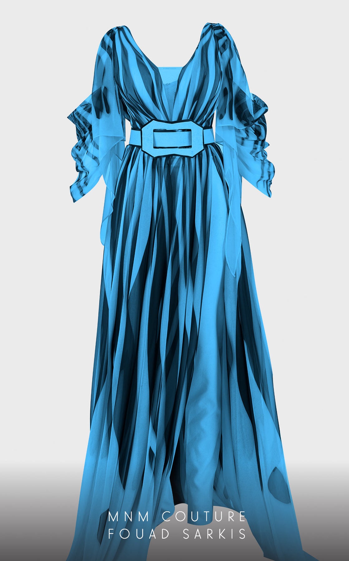 MNM Couture 2748 - V-Neck Jumpsuit