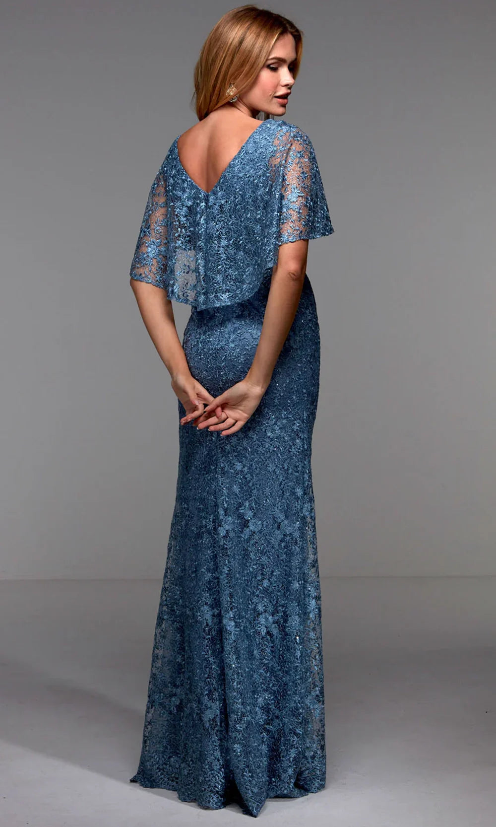 Alyce Paris 27506 - Long Lace Embroidered Formal Dress Mother of the Bride Dresses