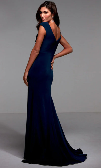 Alyce Paris 27508 - Ruched Cap Sleeve Evening Dress Evening Dresses