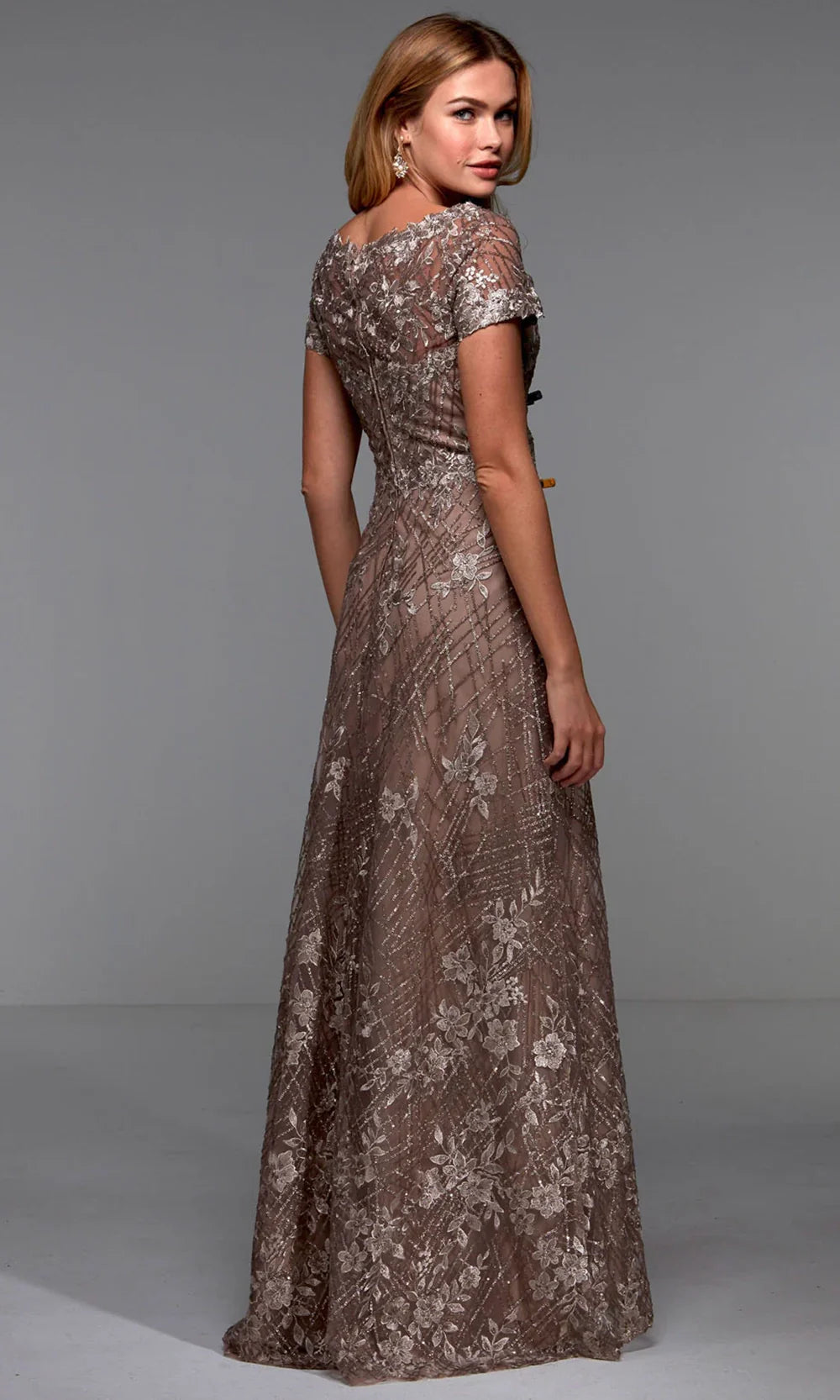 Alyce Paris 27525 - Sequin Lace V-Neck Formal Dress Formal Gowns