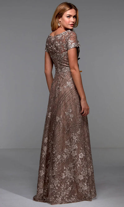Alyce Paris 27525 - Sequin Lace V-Neck Formal Dress Formal Gowns