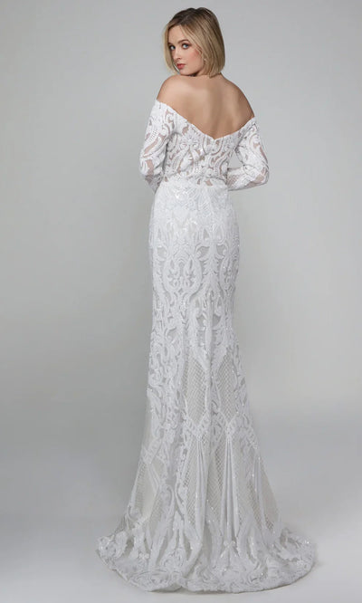 Alyce Paris 27544 - Long Sleeve Sequin Evening Gown Formal Gowns