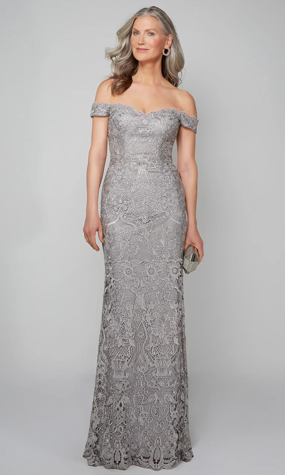 Alyce Paris 27553 - Romantic Lace Sweetheart Sheath Dress Formal Gowns