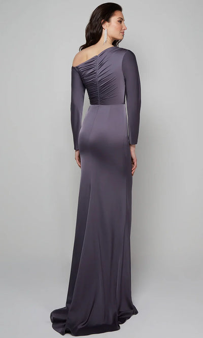 Alyce Paris 27557 - Ruched Detail Long Sleeve Gown Mother of the Bride Dresses