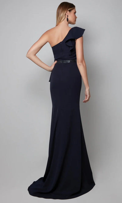 Alyce Paris 27577 - Beaded Waist Asymmetrical Formal Gown Evening Dresses