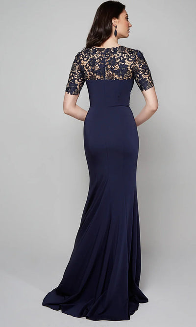 Alyce Paris 27585 - Embroidered Lace Jewel Neck Dress Mother of the Bride Dresses