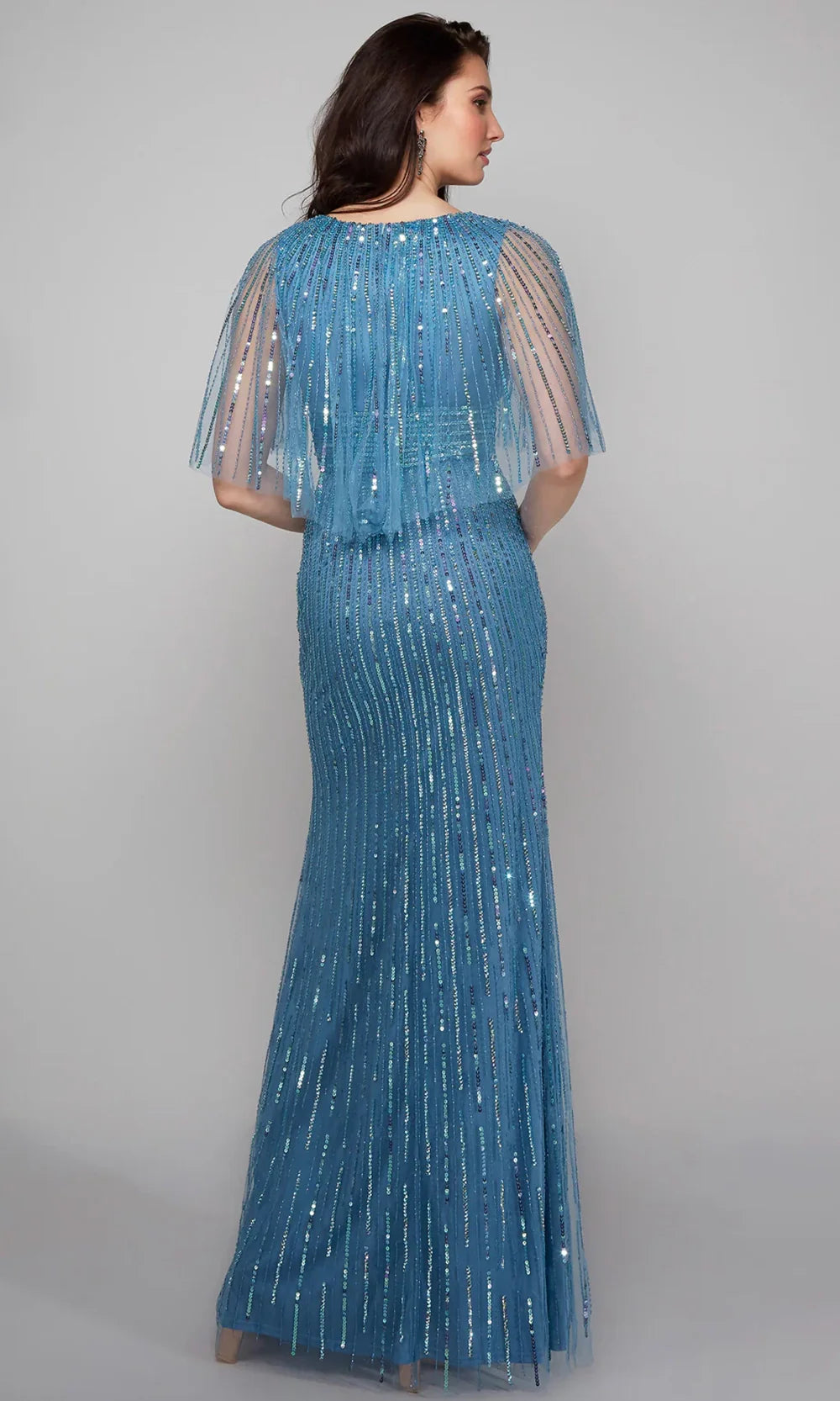 Alyce Paris 27599 - V-Neck Sheath Dress with Sparkling Detail Formal Gowns