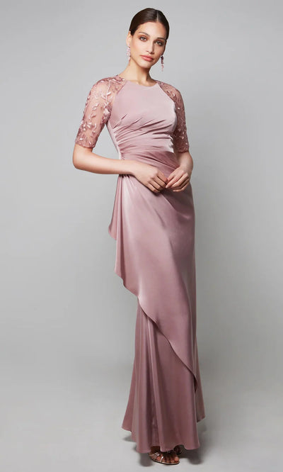Alyce Paris 27601 - Ruched Waist Jewel Neckline Gown Mother of the Bride Dresses