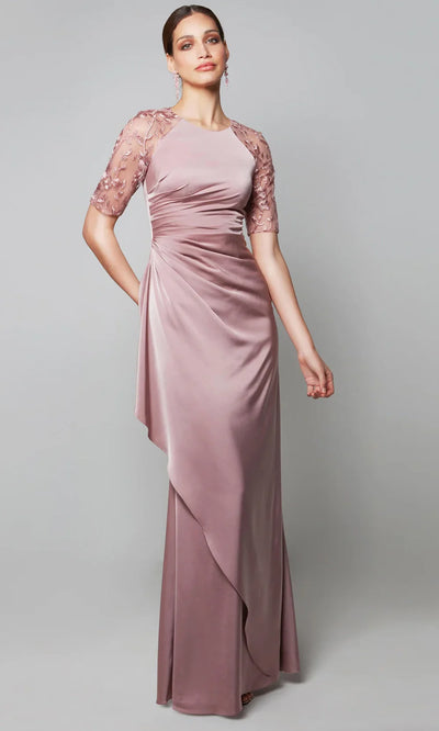 Alyce Paris 27601 - Ruched Waist Jewel Neckline Gown Mother of the Bride Dresses