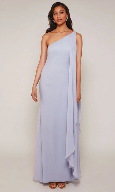 Alyce Paris 27603 - Asymmetric Side Slit Gown with Cape Prom Dresses