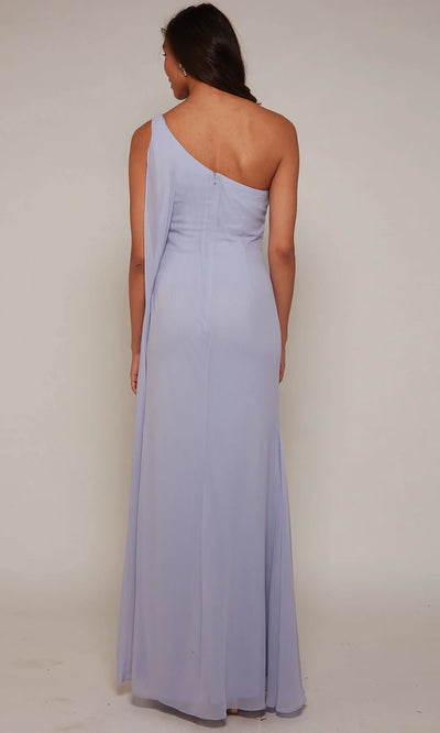 Alyce Paris 27603 - Asymmetric Side Slit Gown with Cape Prom Dresses