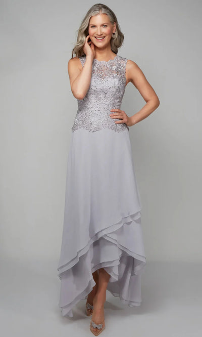 Alyce Paris 27608 - Layered Skirt Embroidered Dress with Jacket Mother of the Bride Dresses