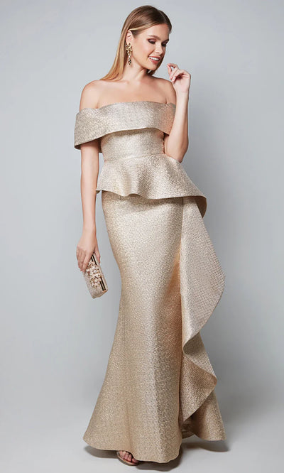 Alyce Paris 27612 - Textured Ruffle Formal Gown Formal Gowns