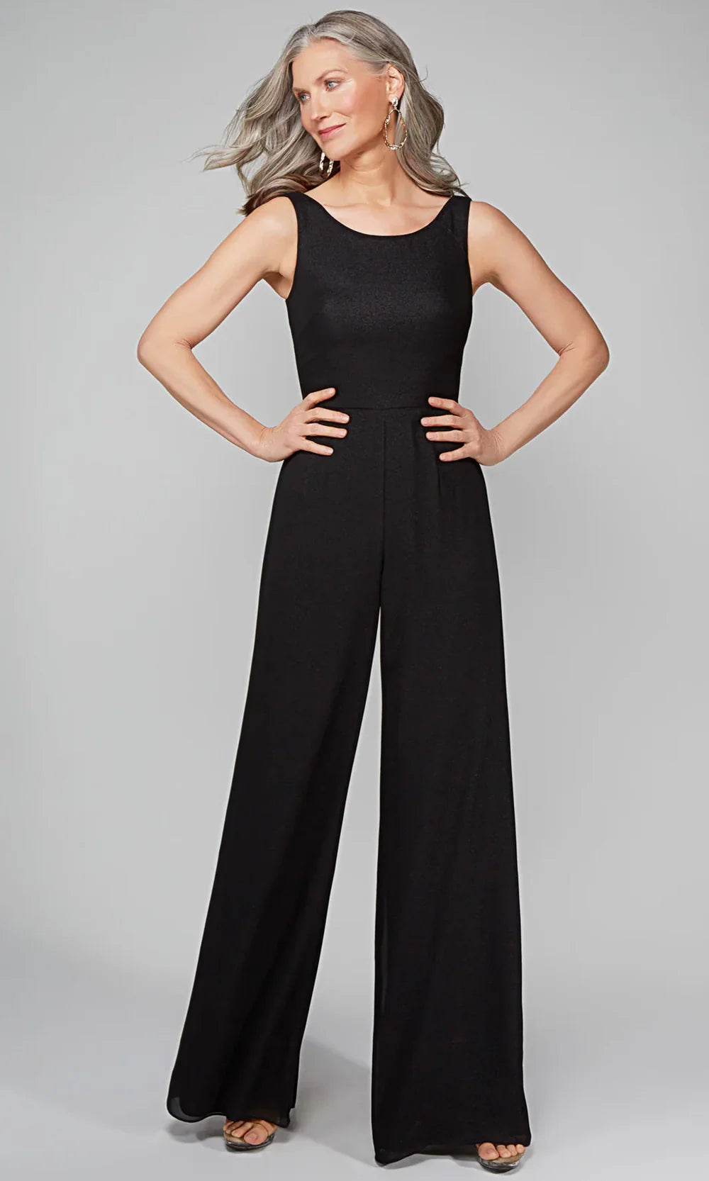 Alyce Paris 27633 - Elegant Flutter Sleeve Two-Piece Ensemble Formal Pantsuits