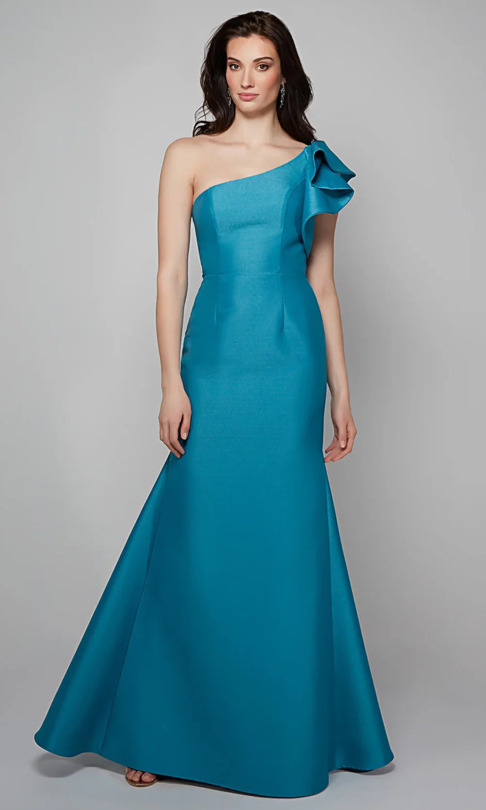 Alyce Paris 27641 - Mikado One Shoulder Mermaid Evening Gown Mother of the Bride Dresses