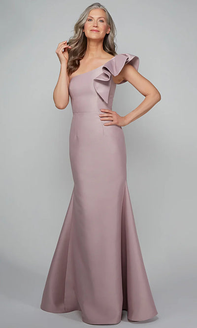 Alyce Paris 27641 - Mikado One Shoulder Mermaid Evening Gown Mother of the Bride Dresses