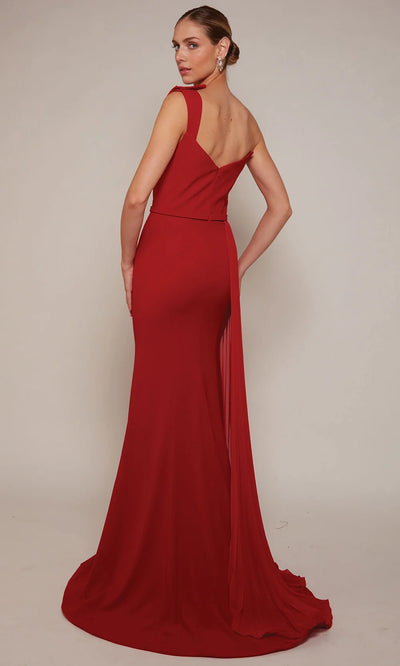 Alyce Paris 27650 - Pleated Overskirt One Shoulder Gown Prom Dresses