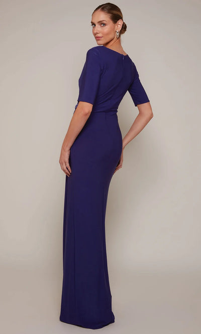 Alyce Paris 27682 - Surplice V-Neck Jersey Long Dress Mother of the Bride Dresses