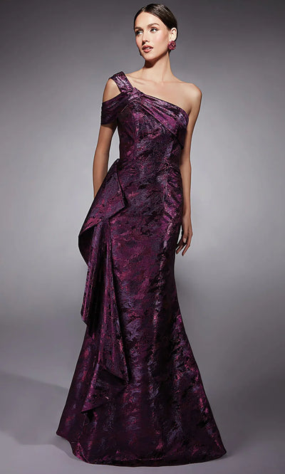 Alyce Paris 27701 - Sculpted Ruffle Asymmetric Evening Dress Prom Dresses