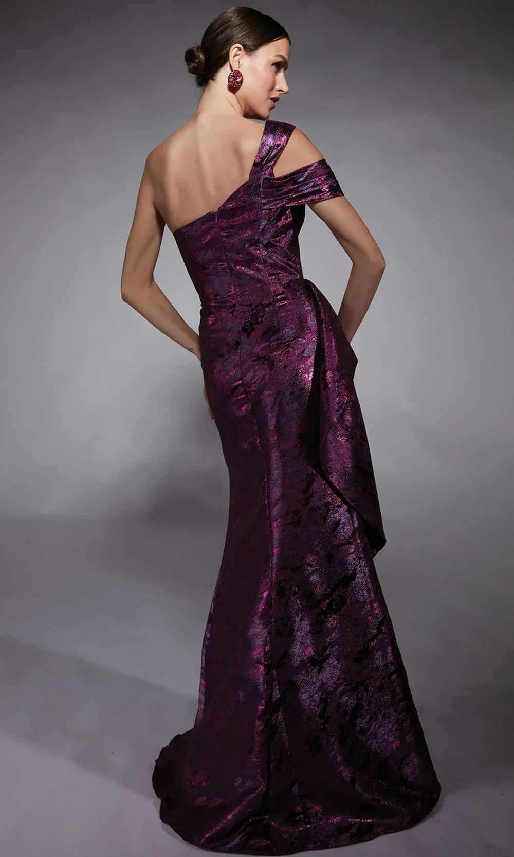 Alyce Paris 27701 - Sculpted Ruffle Asymmetric Evening Dress Prom Dresses