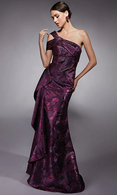 Alyce Paris 27701 - Sculpted Ruffle Asymmetric Evening Dress Prom Dresses