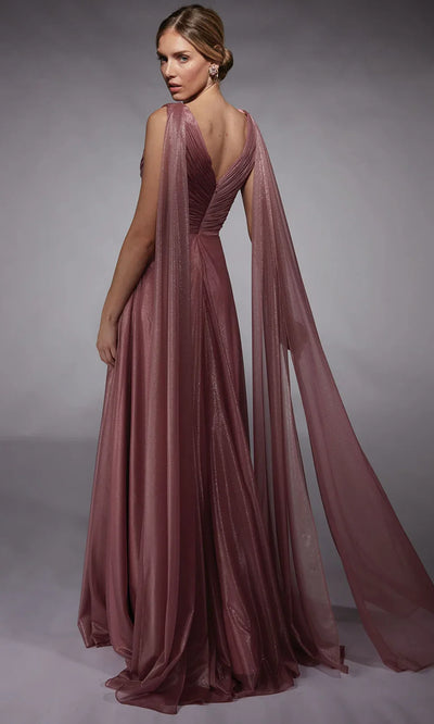 Alyce Paris 27720 - Flowing A-line Ruched Evening Gown Prom Dresses