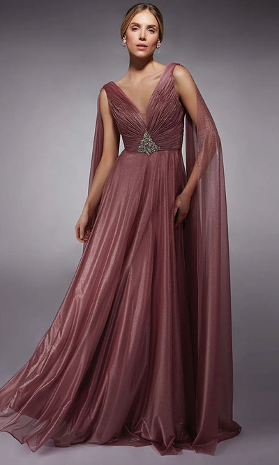Alyce Paris 27720 - Flowing A-line Ruched Evening Gown Prom Dresses