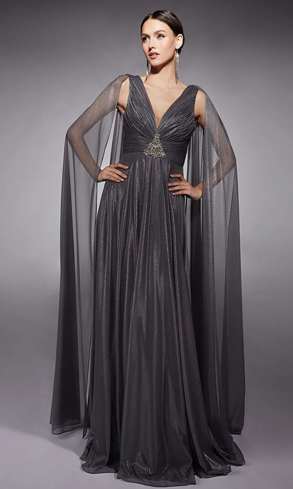 Alyce Paris 27720 - Flowing A-line Ruched Evening Gown Prom Dresses