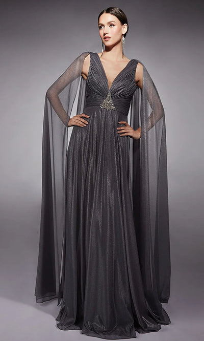 Alyce Paris 27720 - Flowing A-line Ruched Evening Gown Prom Dresses