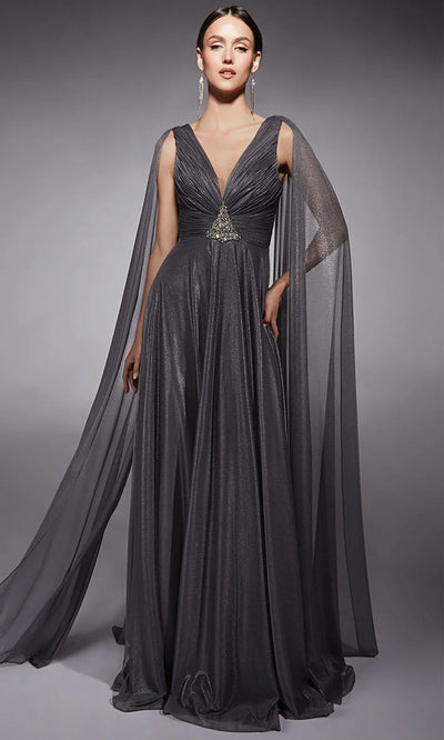 Alyce Paris 27720 - Flowing A-line Ruched Evening Gown Prom Dresses