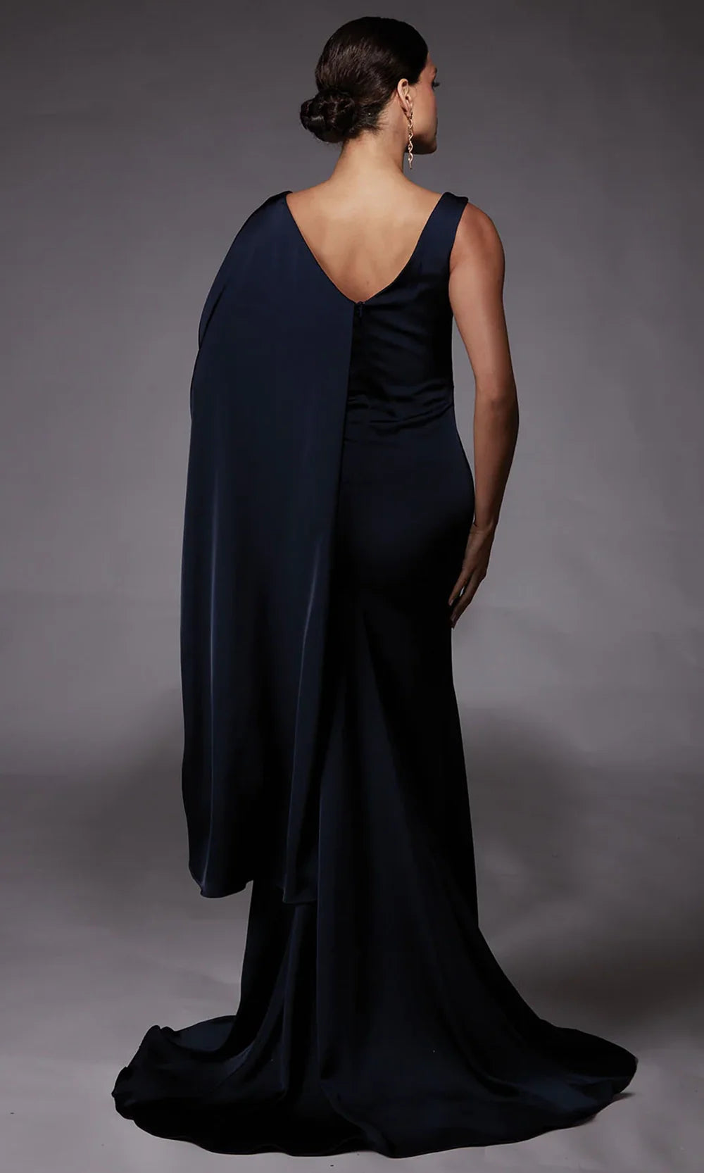 Alyce Paris 27722 - Long Draped Sleeve Fitted Dress Evening Dresses