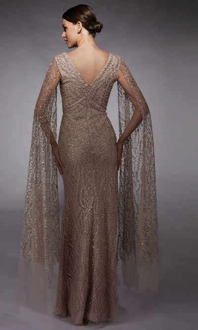 Alyce Paris 27725 - Plunging Neckline Sequin Lace Dress Mother of the Bride Dresses