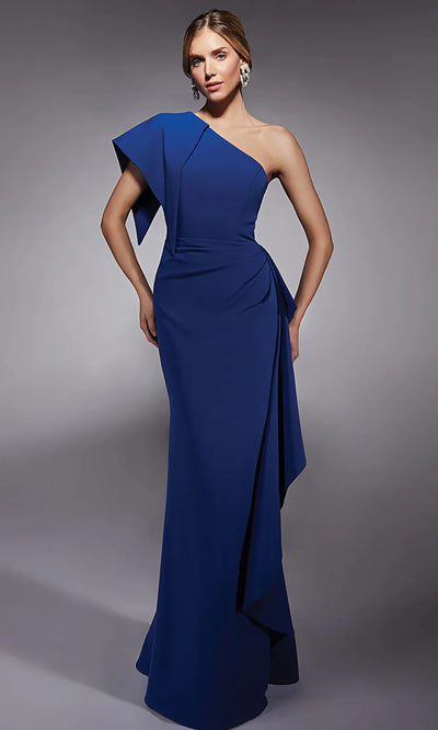 Alyce Paris 27738 - Asymmetric Formal Dress with Draped Detail Mother of the Bride Dresses