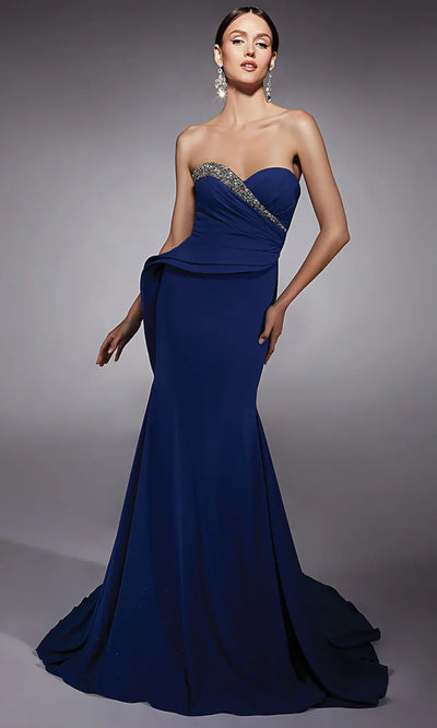 Alyce Paris 27739 - Layered Peplum Sweetheart Formal Dress Formal Gowns