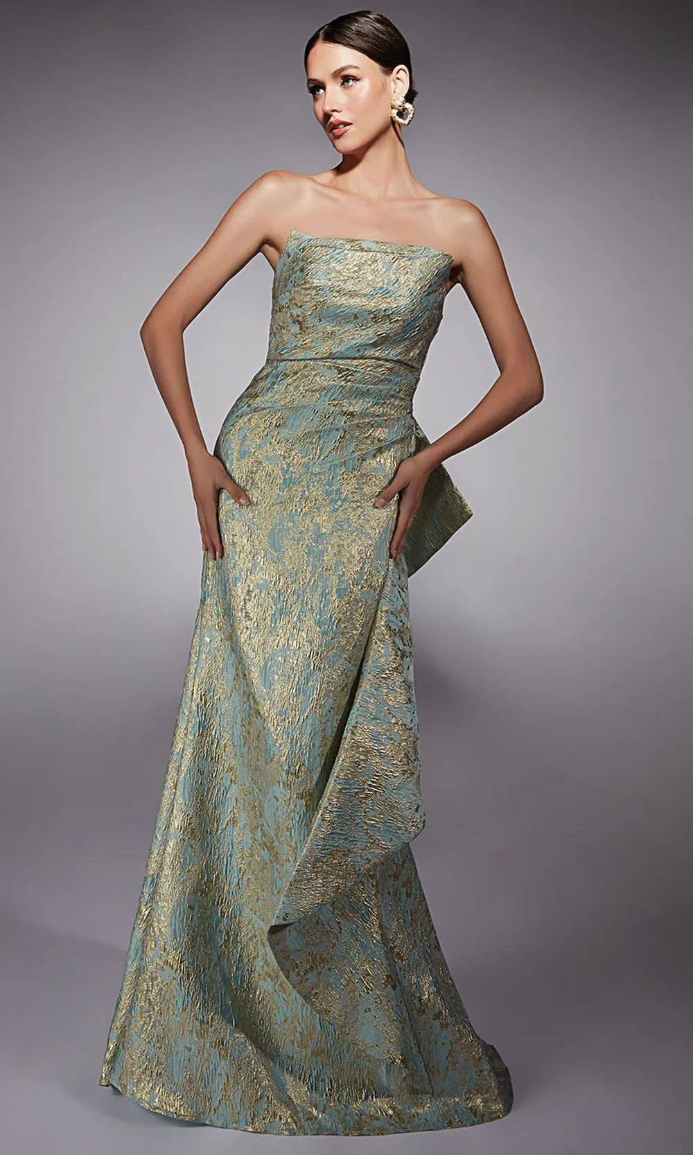 Alyce Paris 27750 - Straight Neckline Fit N Flare Dress Prom Dresses