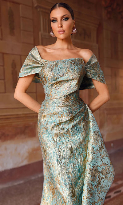 Alyce Paris 27750 - Straight Neckline Fit N Flare Dress Prom Dresses