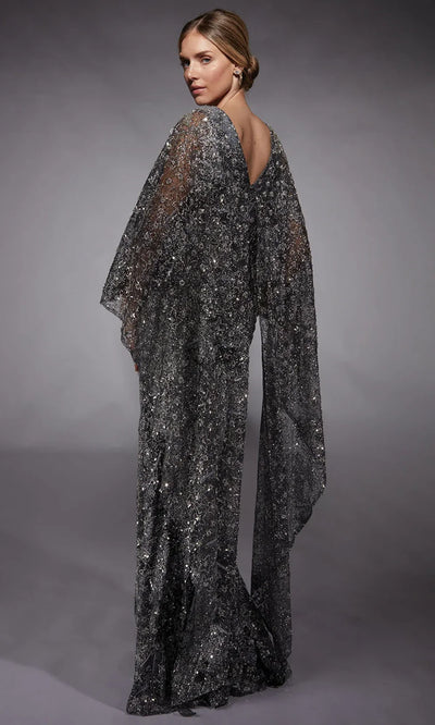 Alyce Paris 27752 - Sheath Glitter Gown with Illusion Neck Pageant Dresses