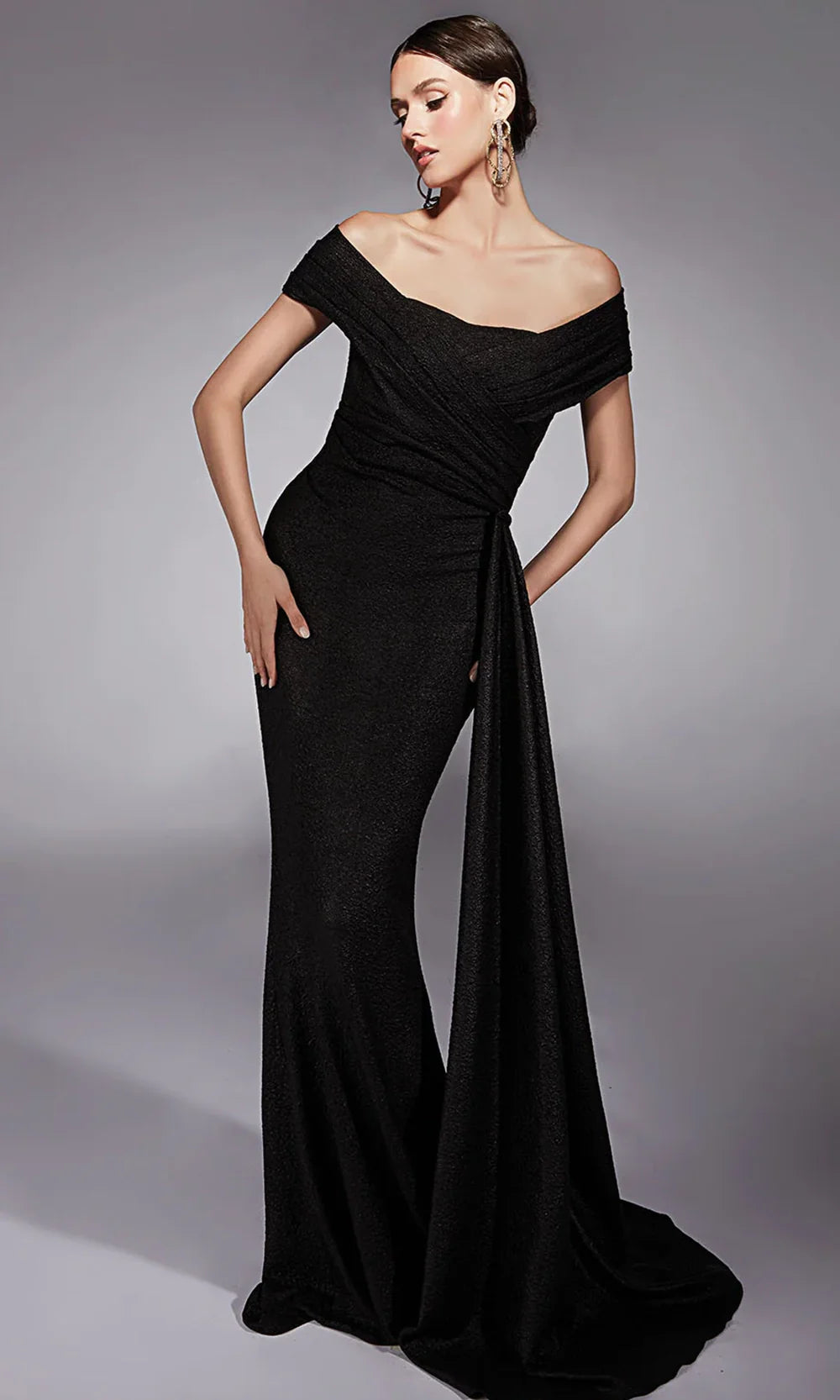 Alyce Paris 27767 - Ruched Sheath Dress with Side Draped Evening Dresses