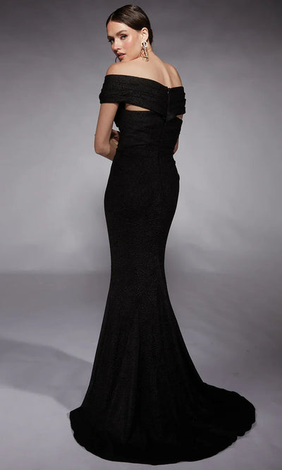 Alyce Paris 27767 - Ruched Sheath Dress with Side Draped Evening Dresses