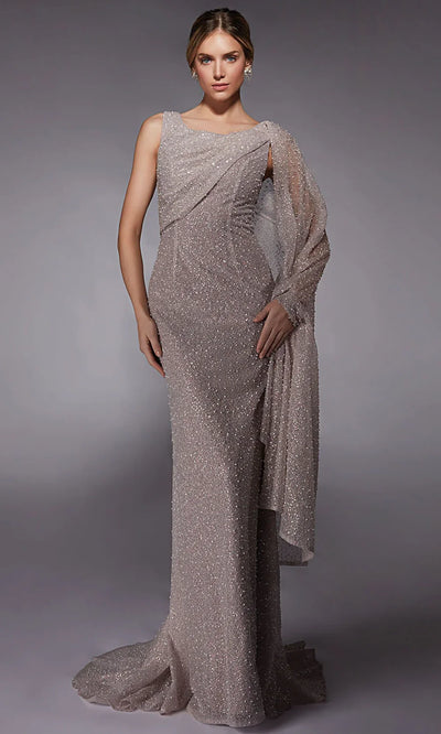Alyce Paris 27772 - Elegant Scoop Neck Beaded Tulle Gown Evening Dresses